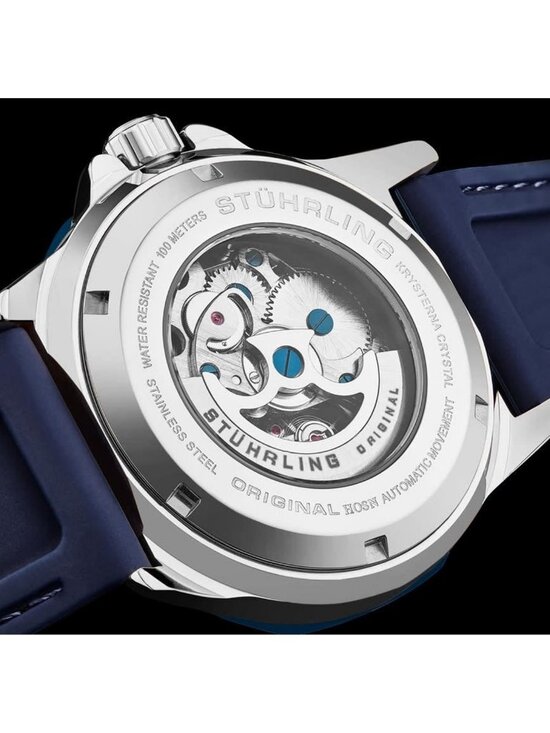 NWT Stuhrling Original Legacy Automatic Silver Dial Men\'s Watch main image 6